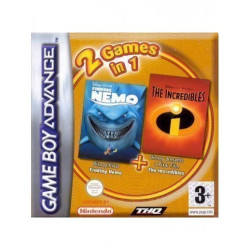 2 X 1 BUSCANDO A NEMO + LOS INCREIBLES GameBoy Advance