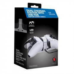 Base De Carga Dual Para Controladores Raptor  ps5 / ps4
