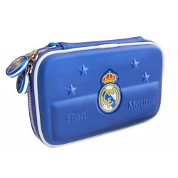 Bolsa Real Madrid Transparente Azul+Gamuza+Lapiz Nintendo DSI Pack 14 uds