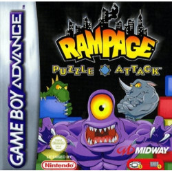 Rampage Puzzle Attack GameBoy Advance