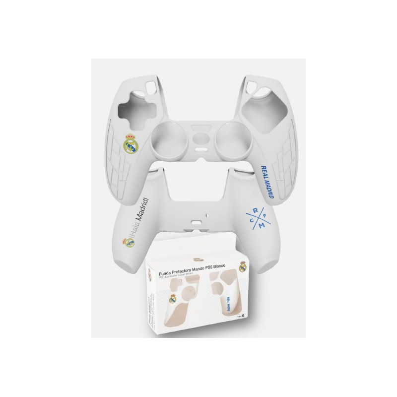 Real Madrid White Silicon Pad Cover PS5