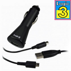 Cargador de coche Logic 3 para Nintendo DSi/DS Lite
