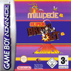 Millipede Super Breakout Lunar Lander GameBoy Advance