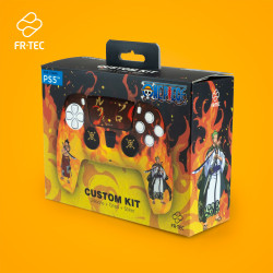 SILICONA+GRIPS+STICKER DE ONE PIECE PS5